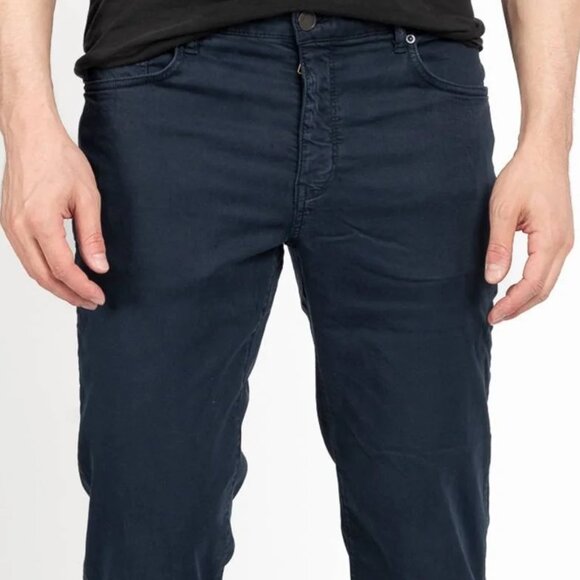 Jack Of Spades High Roller Navy Sateen Pants -Men's Size 34 x 30 - VGUC - Picture 3 of 15